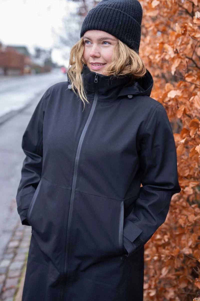 Danefae Premium Regenjas Dames Dogwalker Zwart