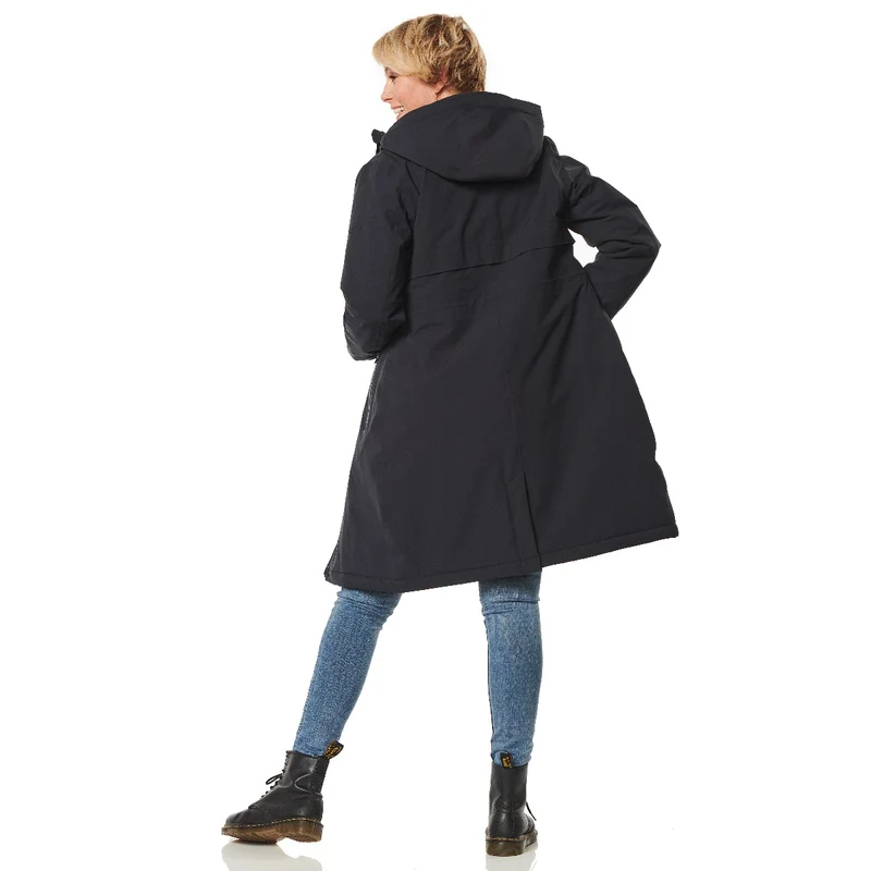 Happy Rainy Days Winterjas Dames Windsor Blue Graphite *Laatste maat XXL*