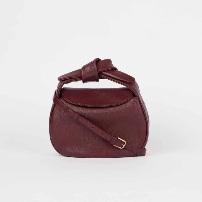 Kabelka O my Bag Amsterdam - Coco Croissant - Dark Cherry