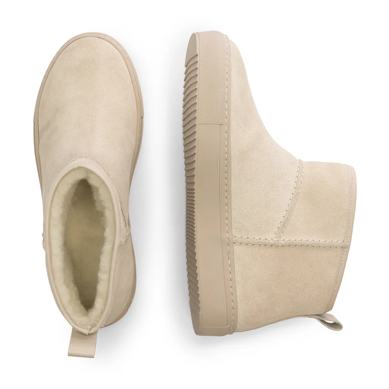Vernon Damen - Winterboots - Wolle gefüttert - Sand