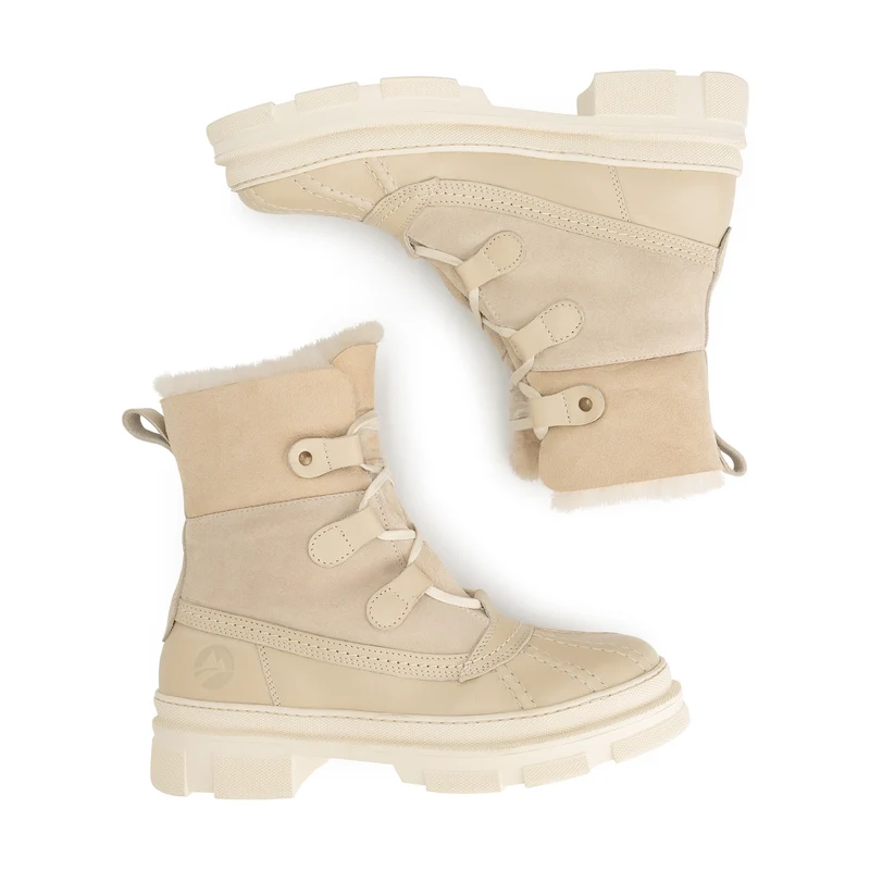 Fernie Damen - Winterboots - Wolle gefüttert - Sand