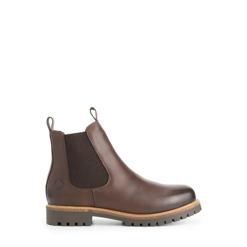 Nodeland Herren - Chelsea boots - Leder - Dunkelbraun