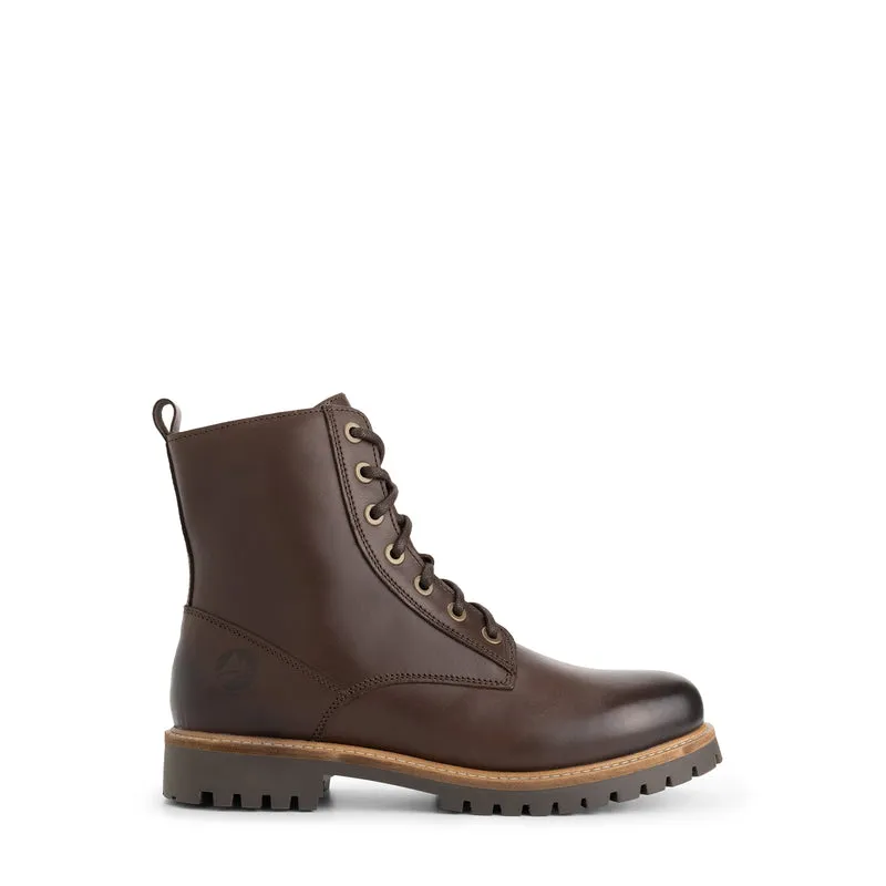 Kvaloya Herren - Schnürboots - Leder - Dunkelbraun