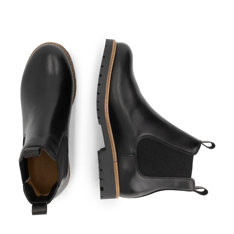 Agder Damen - Chelsea boots - Leder - Schwarz