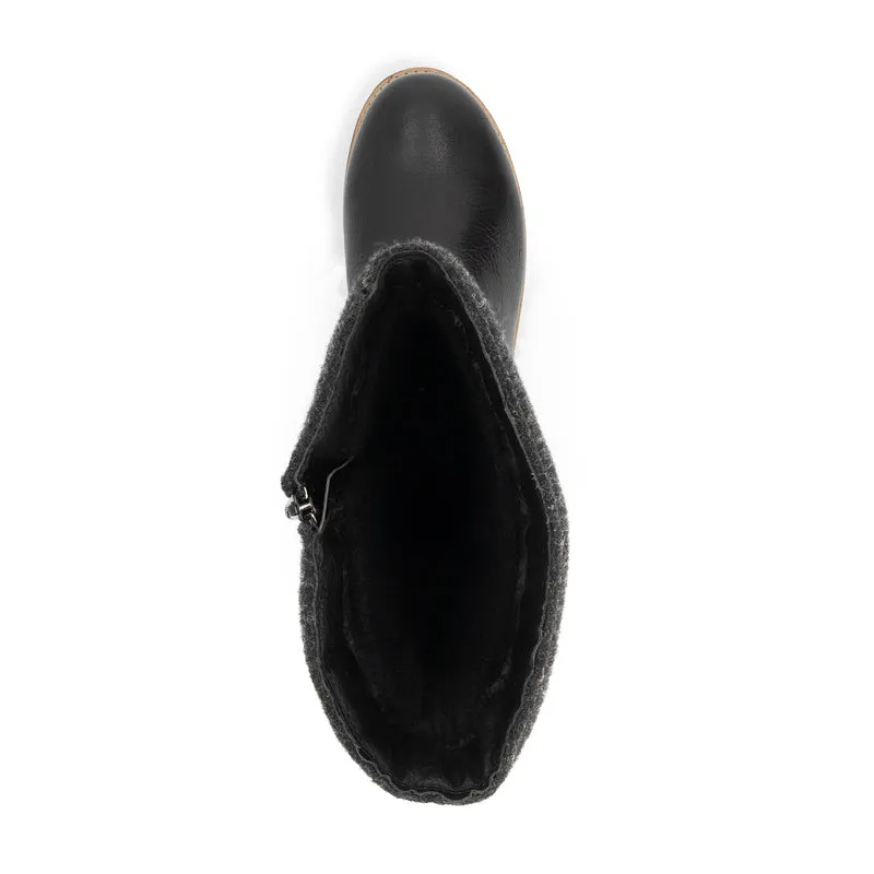 Lagen Herren - Hohe Stiefel - Wolle/Filz - Schwarz