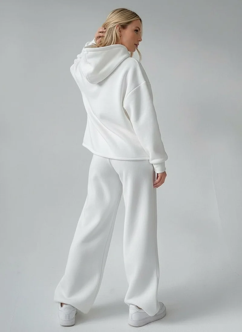 Oversized Hoodie-Set mit weiter Hose für Damen