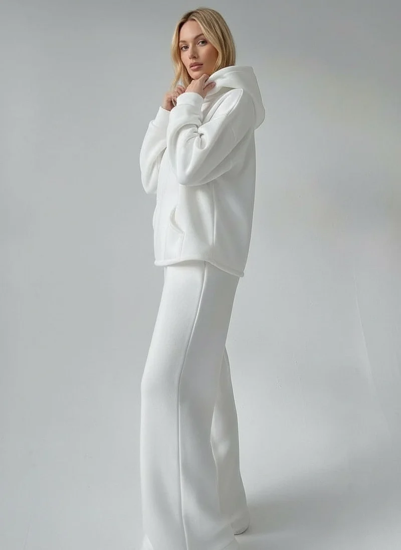 Oversized Hoodie-Set mit weiter Hose für Damen