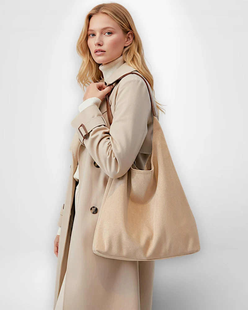 Schultertasche Damen im minimalistischen Design