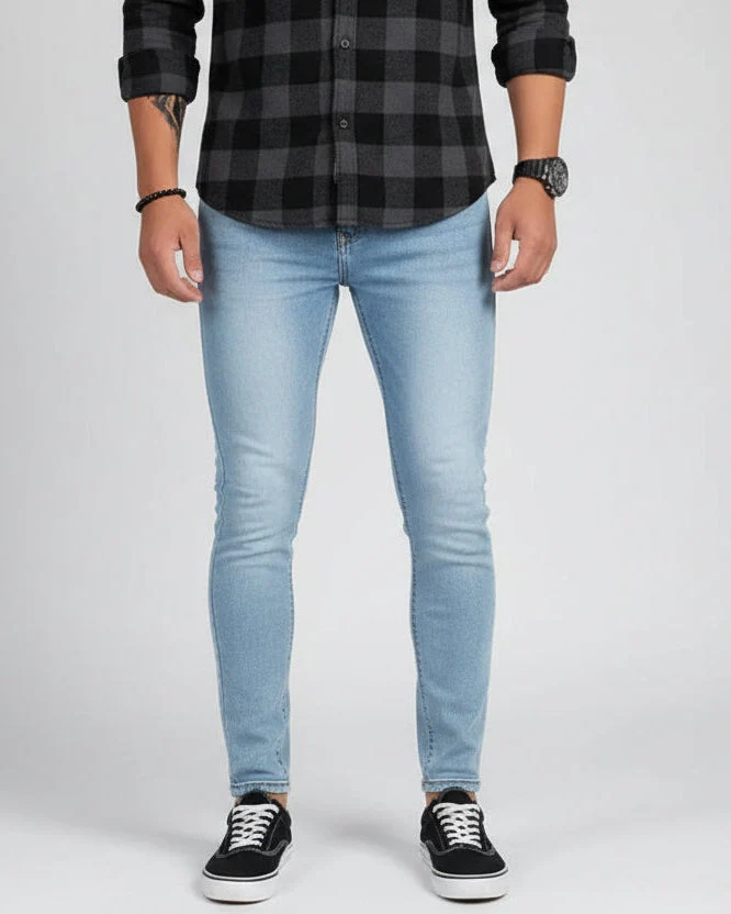 Stretch Skinny Jeans für Herren im Slim Fit