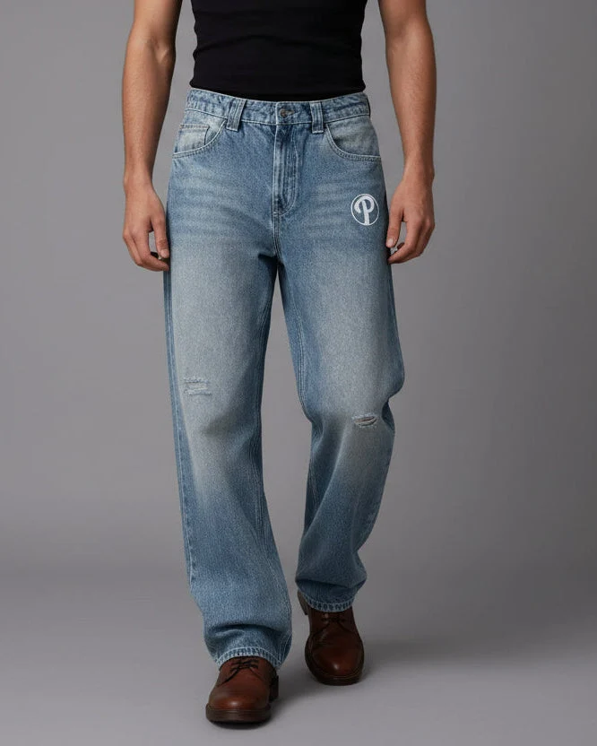 Jeans für Herren im geraden Schnitt und Retro-Stil