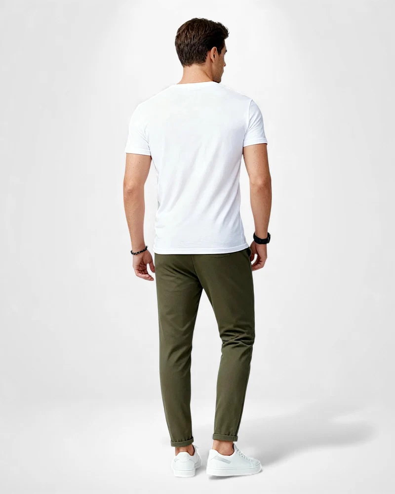 Herren Stretchhose im Modernfit mit elastischem Gewebe