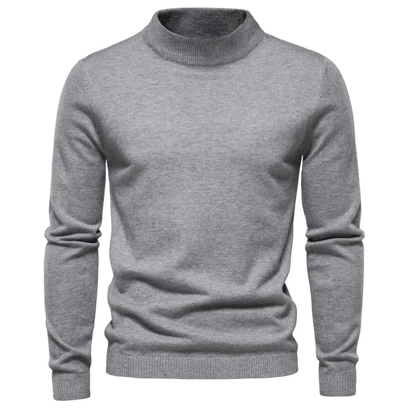 Eleganter Rollkragenpullover für Herren