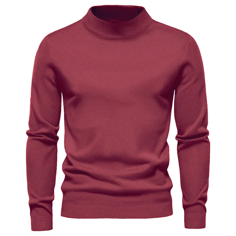 Eleganter Rollkragenpullover für Herren