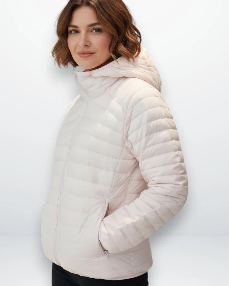 Wendbare Übergangsjacke für Damen mit Kapuze