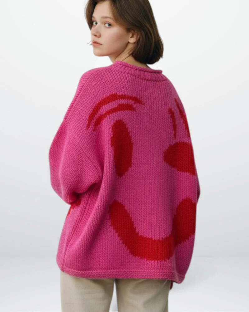 Oversized Strickpullover für Damen