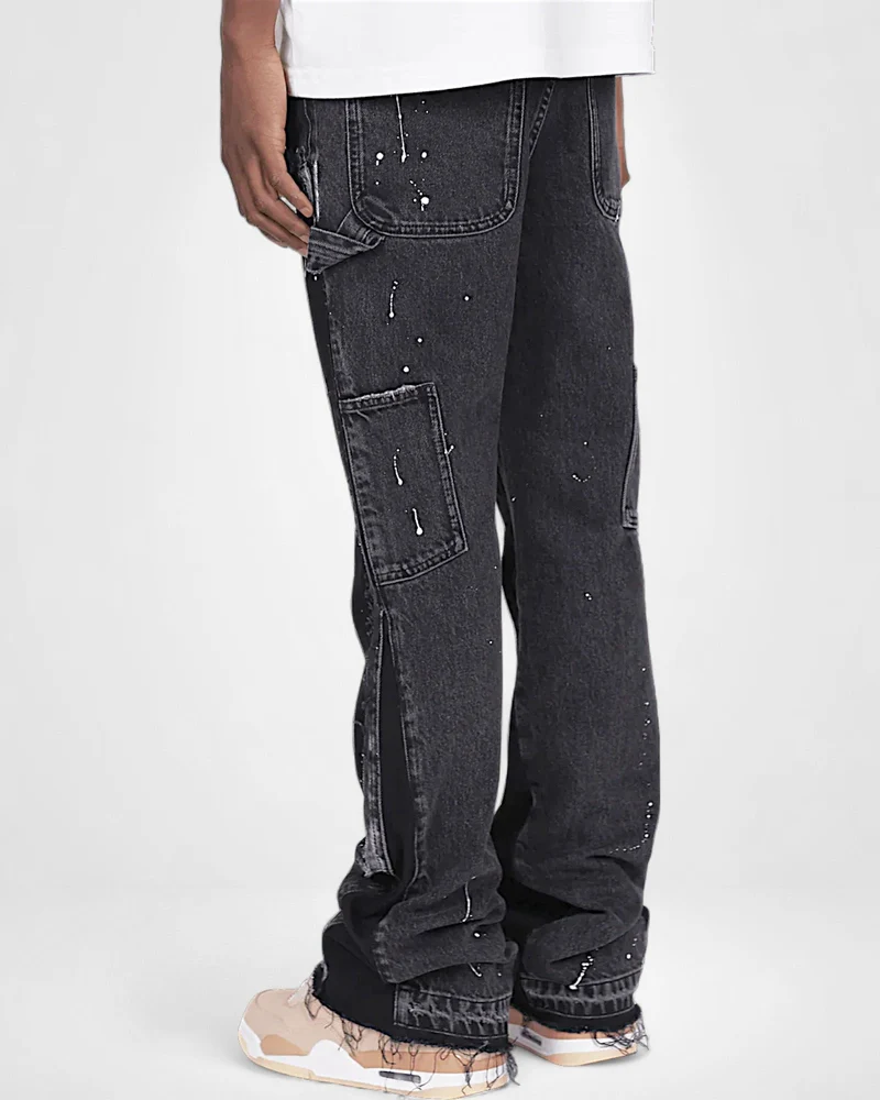 Schlaghose für Herren aus Denim im Carpetener-Stil