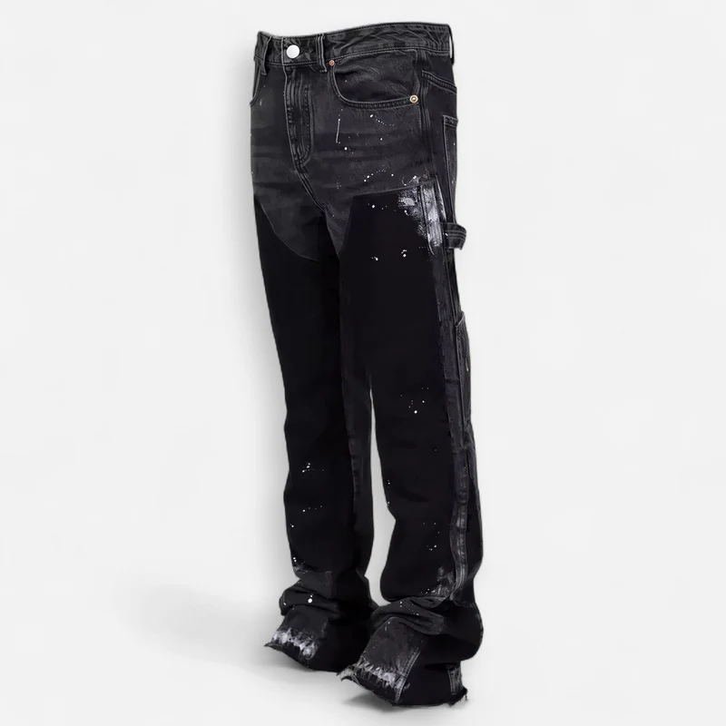 Schlaghose für Herren aus Denim im Carpetener-Stil