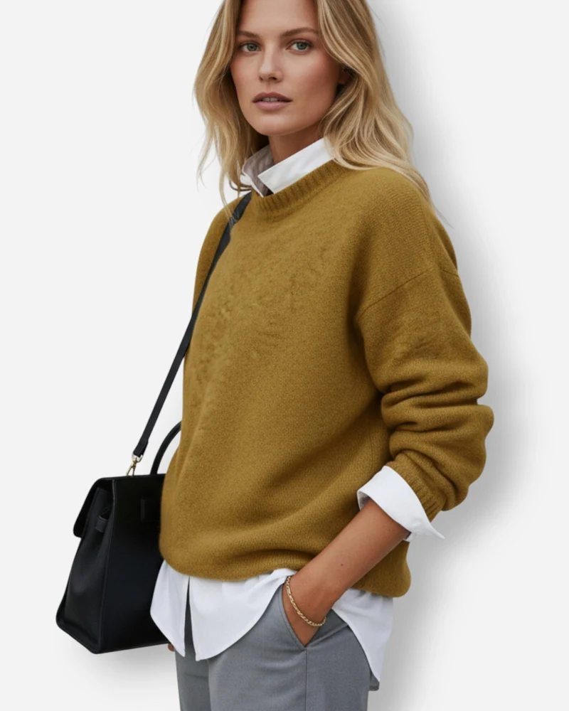 Pullover mit Rundhals für Damen
