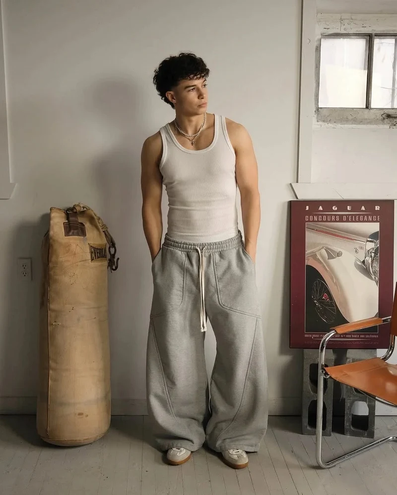 Unisex Jogginghose mit extra lockerer Passform | Übergröße