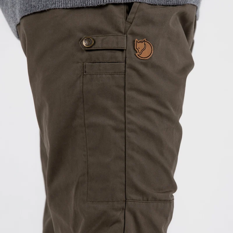 Fjällräven Sörmland Tapered Trousers 90651 dark oliv G-1000 Hose Jagdhose