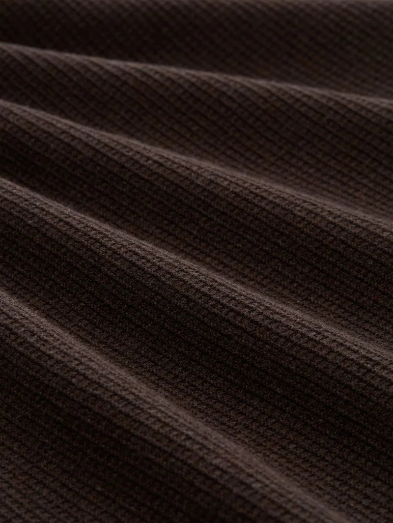 Strickpullover mit Polokragen