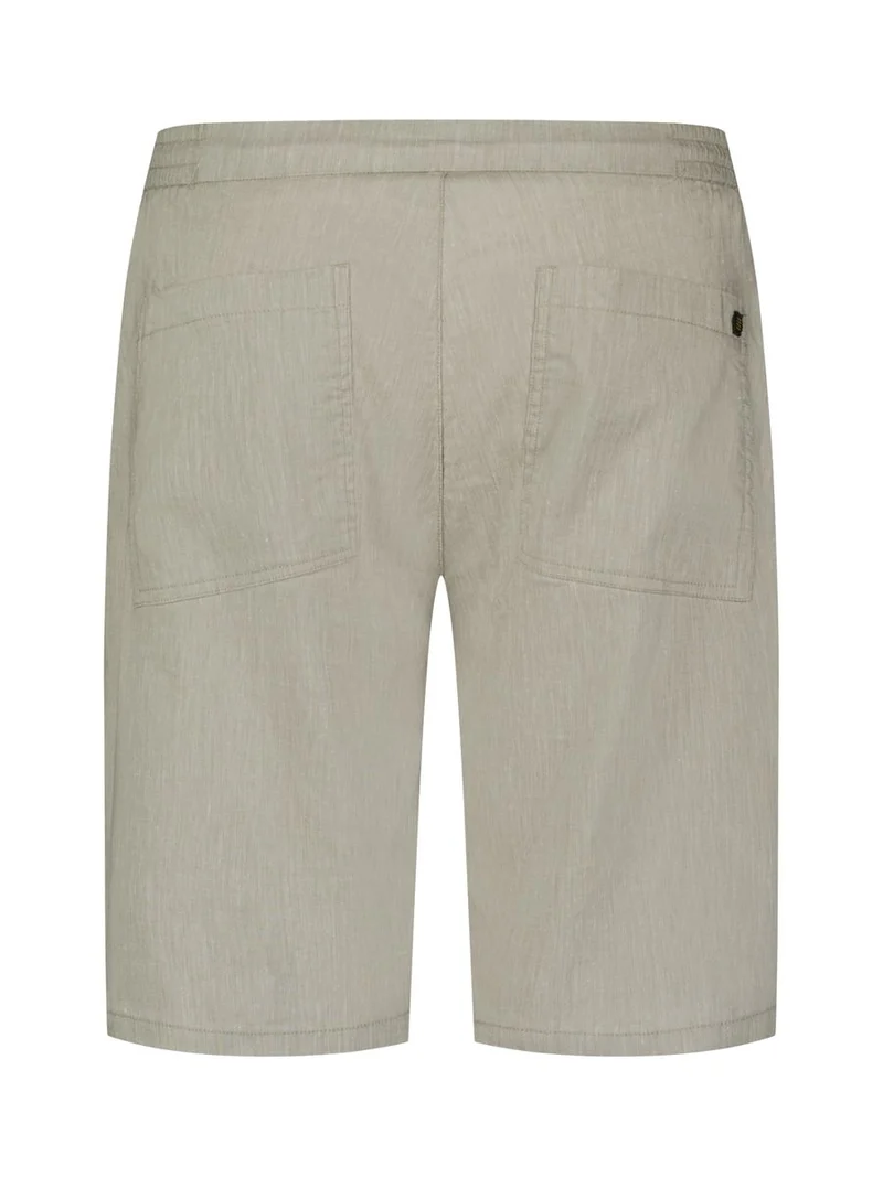 Short Chino With Linen