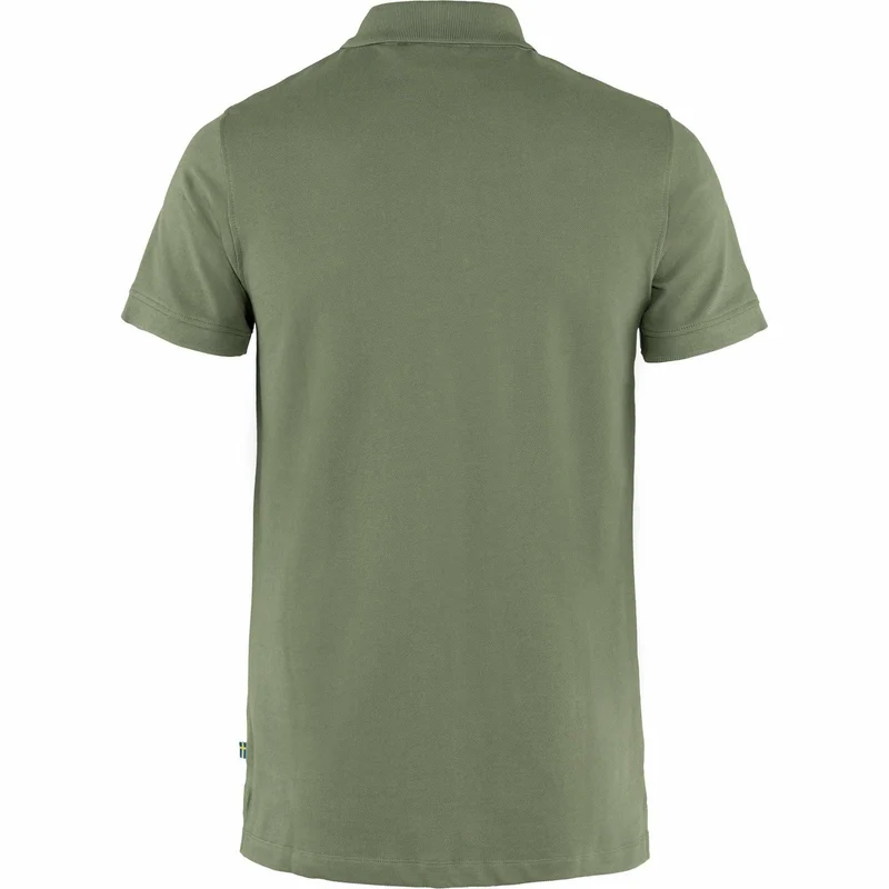 Fjällräven Övik Polo Pique Shirt SS 81511 green Herren Polohemd Kurzarm Shirt