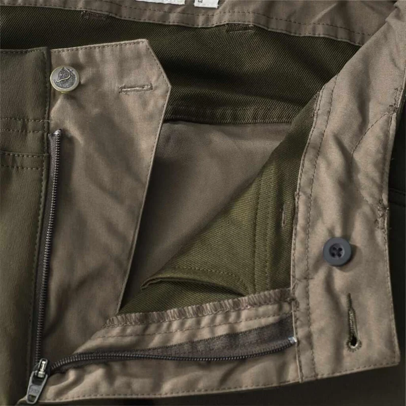 Fjällräven Lappland Hybrid Trousers 90647 dark oliv G-1000 ECO Herren Jagdhose