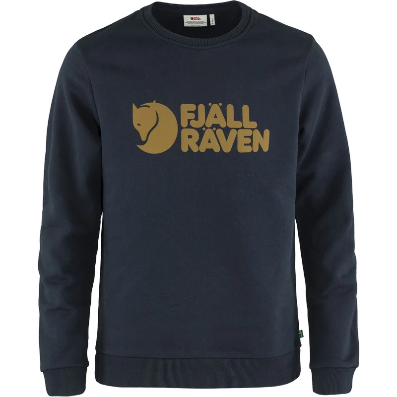 Fjällräven Logo Sweater Sweatshirt 84142 dark navy Herren Pullover Sweater Shirt