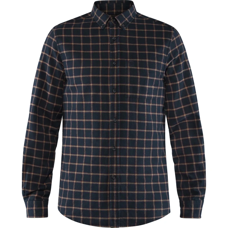Fjällräven Övik Flannel Shirt 82979 dark navy Herrenhemd Outdoorhemd Hemd