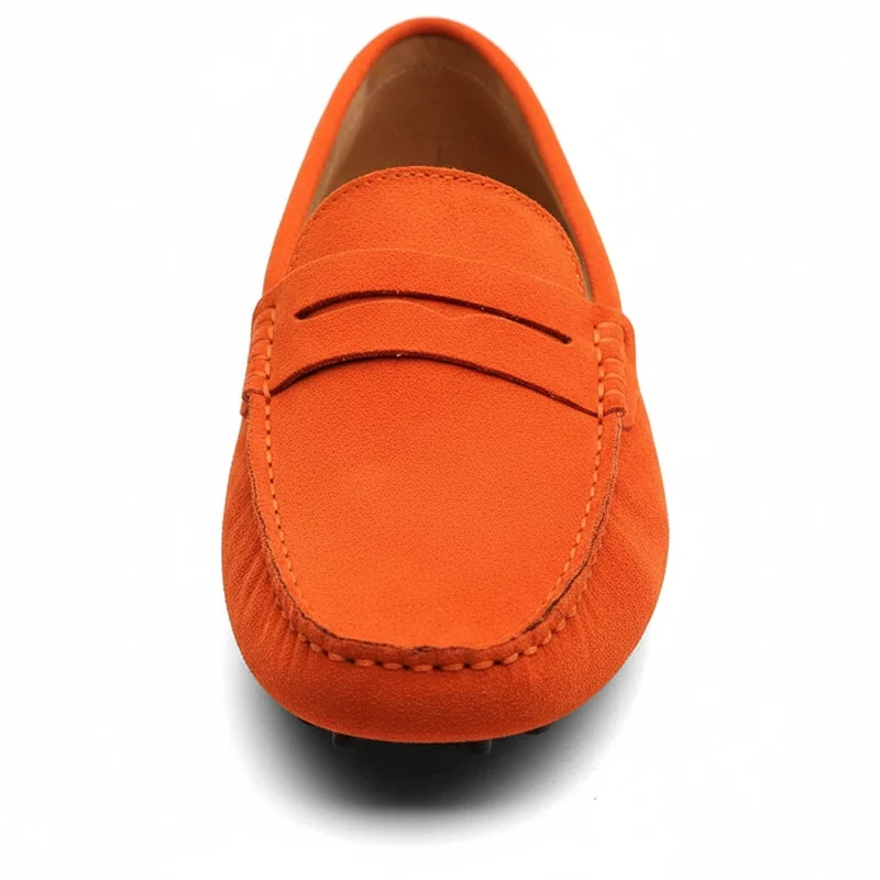 Loafer für Herren im Mokassin Stil aus Wildleder Optik mit weichem Innenfutter