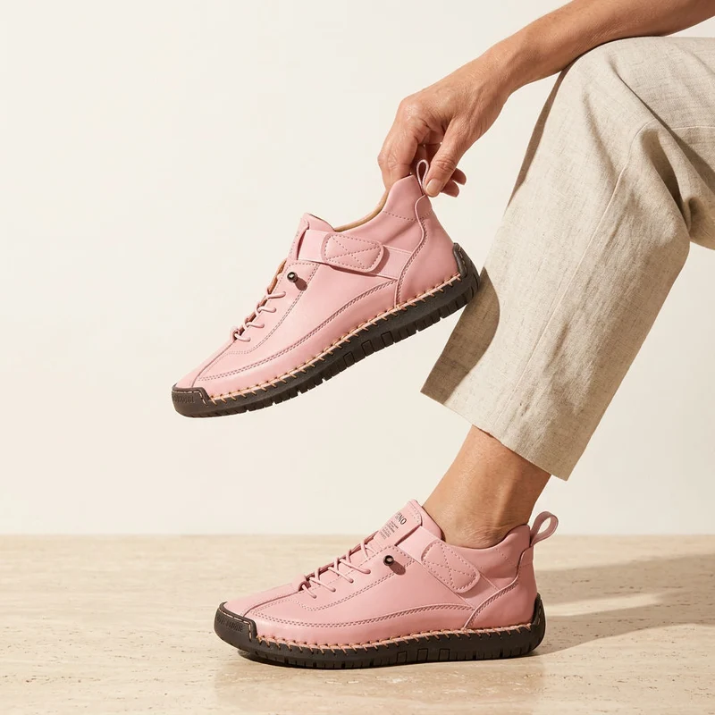 Orthopädische Walking Sneaker für Damen mit Leichter Stützender Sohle
