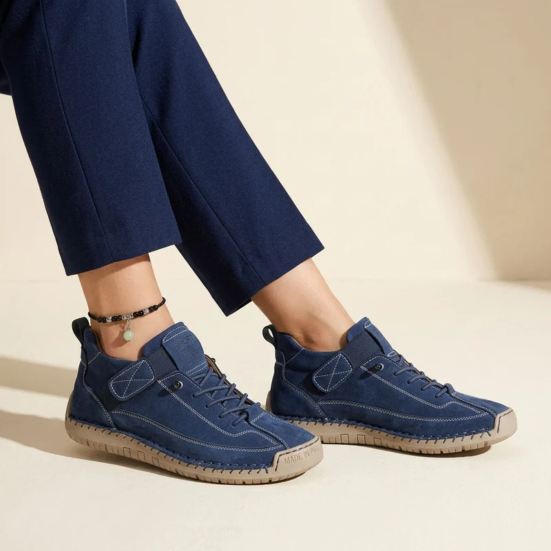 Orthopädische Walking Sneaker für Damen mit Leichter Stützender Sohle