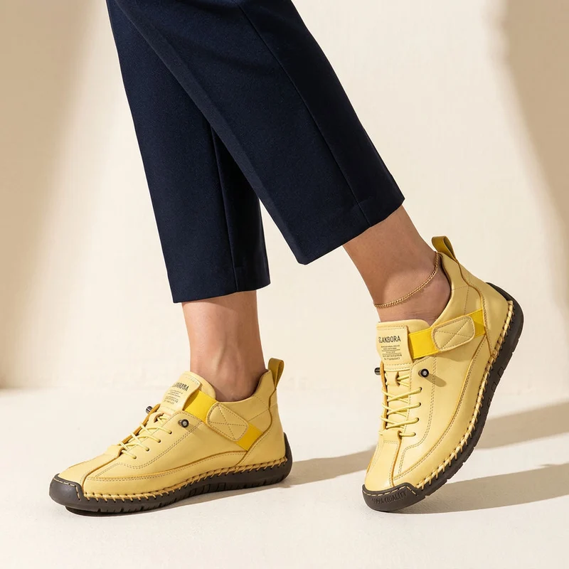 Orthopädische Walking Sneaker für Damen mit Leichter Stützender Sohle