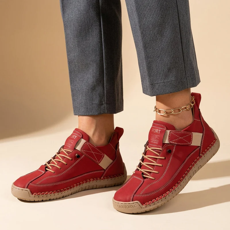 Orthopädische Walking Sneaker für Damen mit Leichter Stützender Sohle