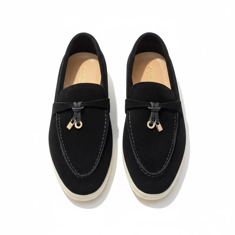 Herren Loafer mit Zierdetail und schmaler Spitze