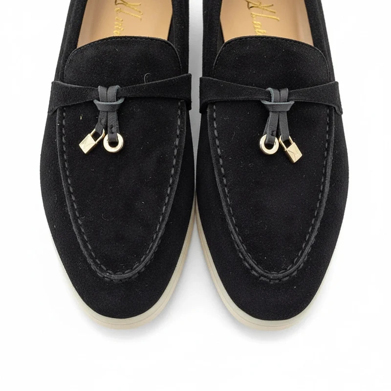 Herren Loafer mit Zierdetail und schmaler Spitze