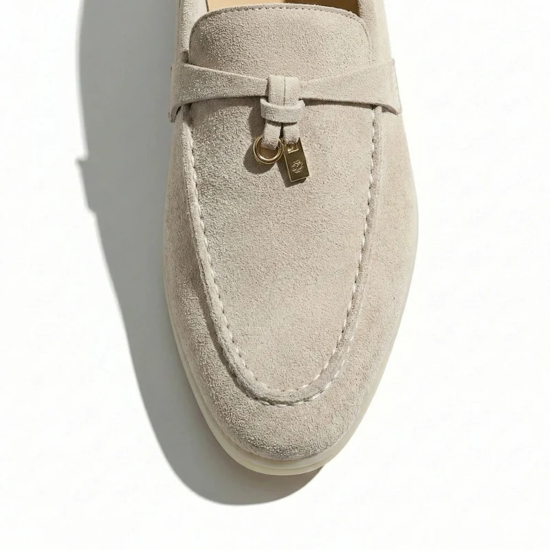 Herren Loafer mit Zierdetail und schmaler Spitze
