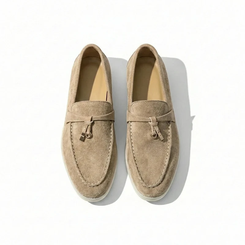 Herren Loafer mit Zierdetail und schmaler Spitze