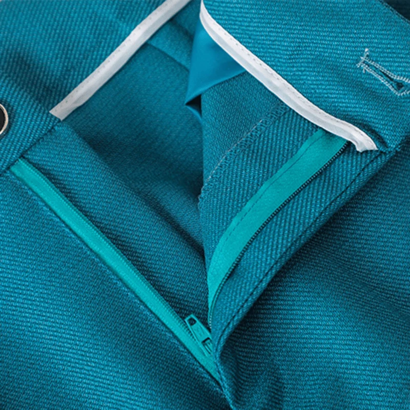 Hosenanzug für Damen mit tailliertem Einknopf Blazer