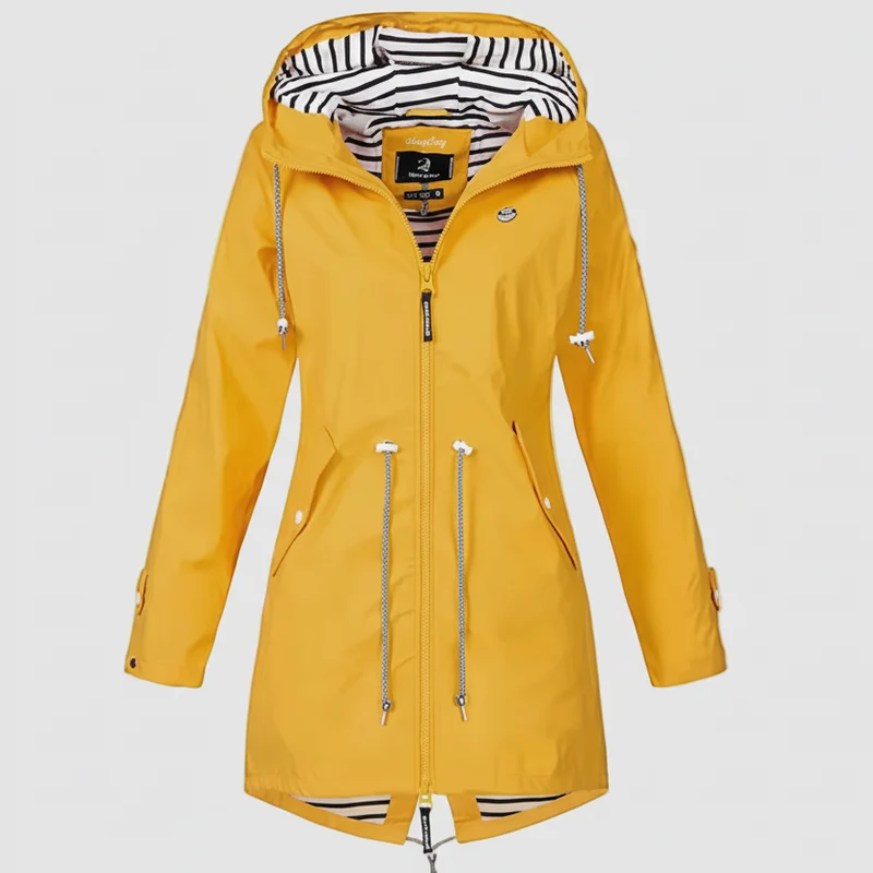 Stylisch taillierte Damen Regenjacke | Parka-Stil