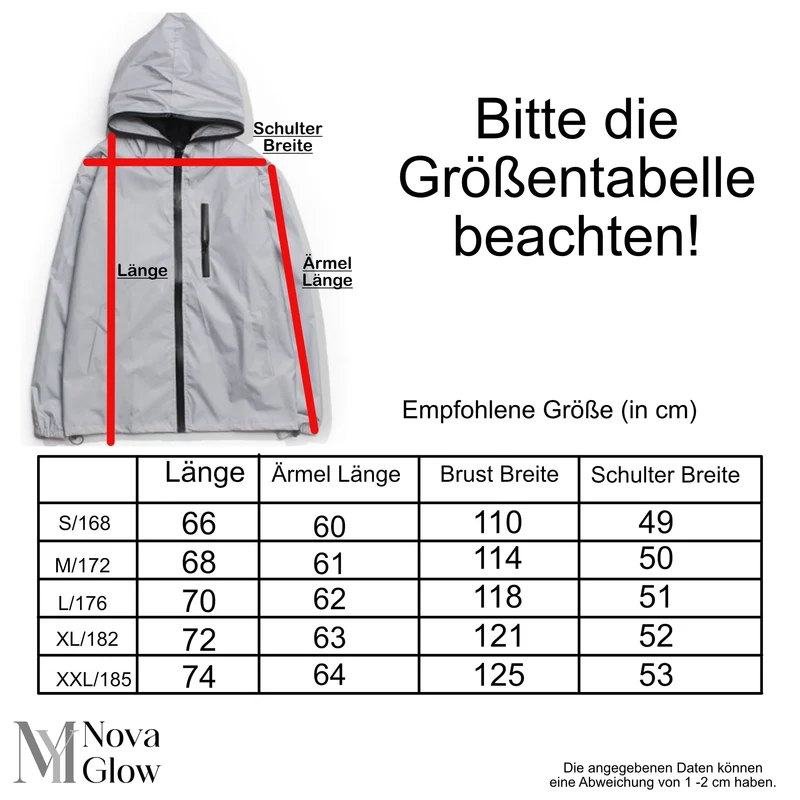 Simon | Herren Jacke mit Reflektoren für Outdoor