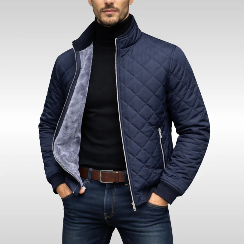 Emil | Herren Gesteppte Übergangsjacke mit Fleecefutter