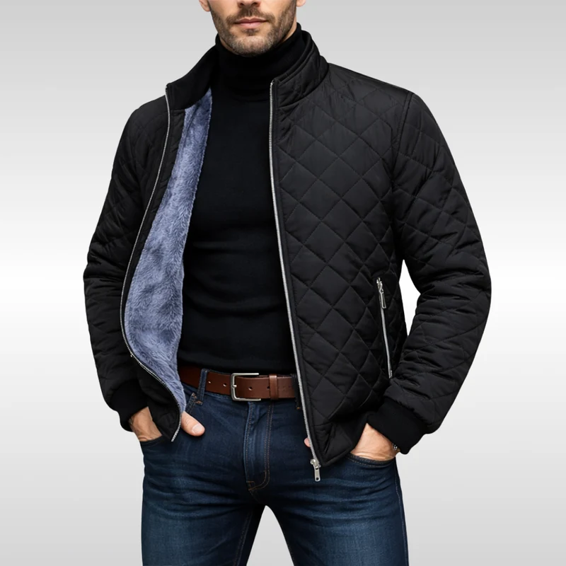 Emil | Herren Gesteppte Übergangsjacke mit Fleecefutter