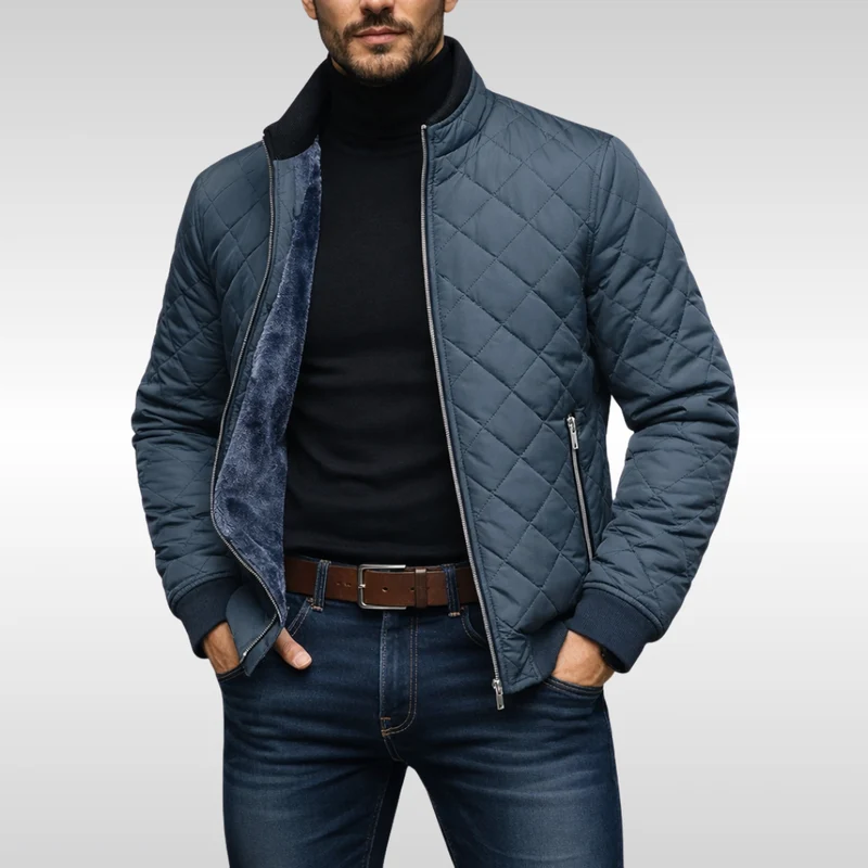 Emil | Herren Gesteppte Übergangsjacke mit Fleecefutter