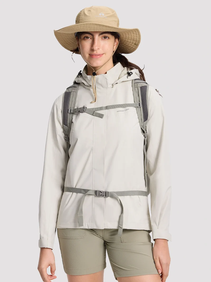 Women's Waterproof Packable Rain Jacket
