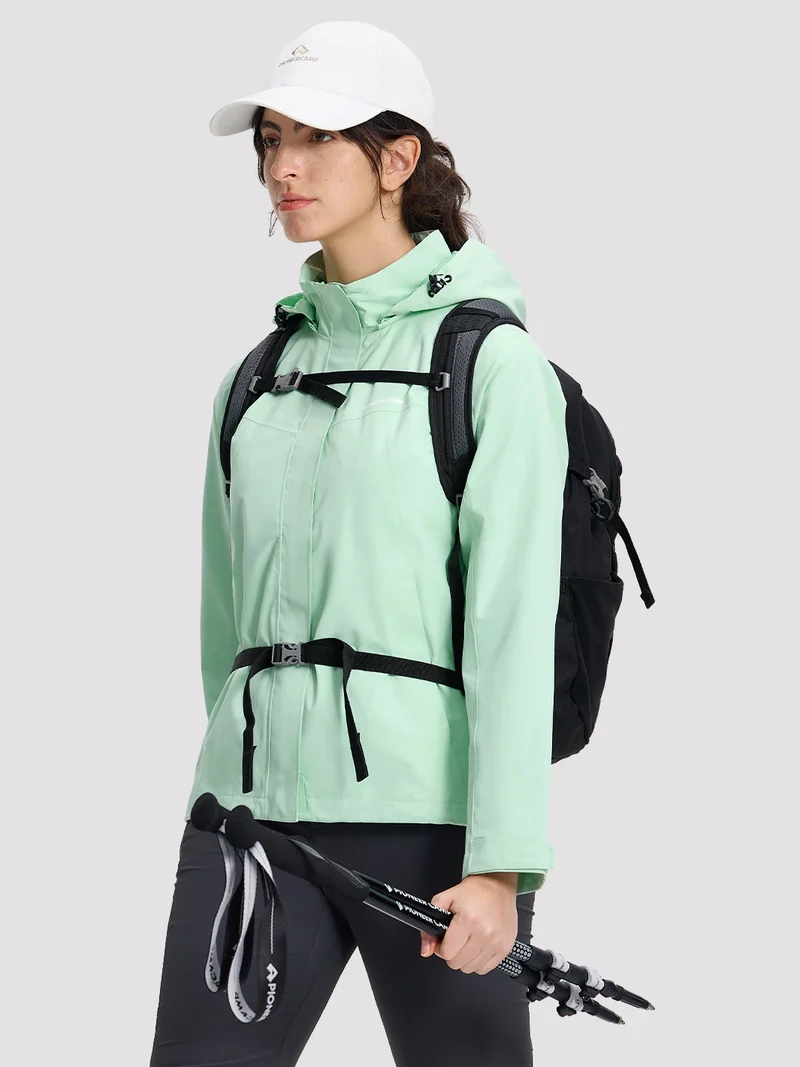 Women's Waterproof Packable Rain Jacket