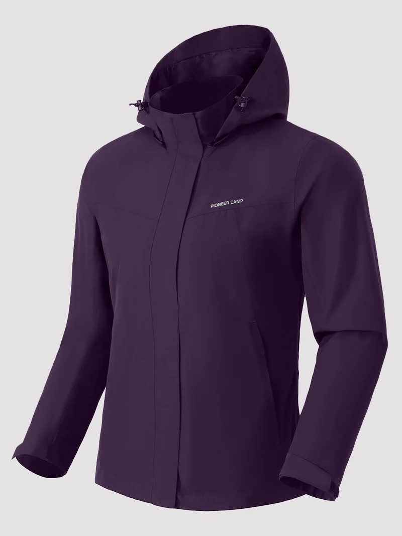 Women's Waterproof Packable Rain Jacket