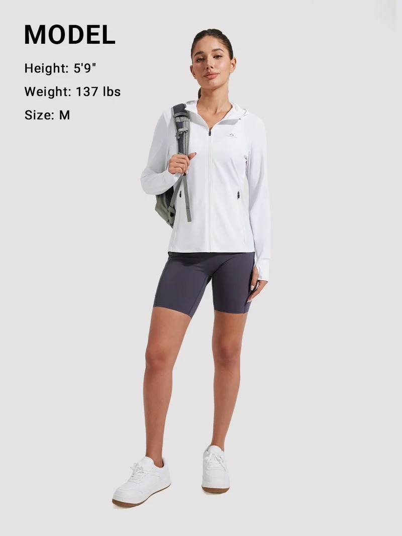 Women's UPF 50+ Full-Zip Sun Protection Jacket