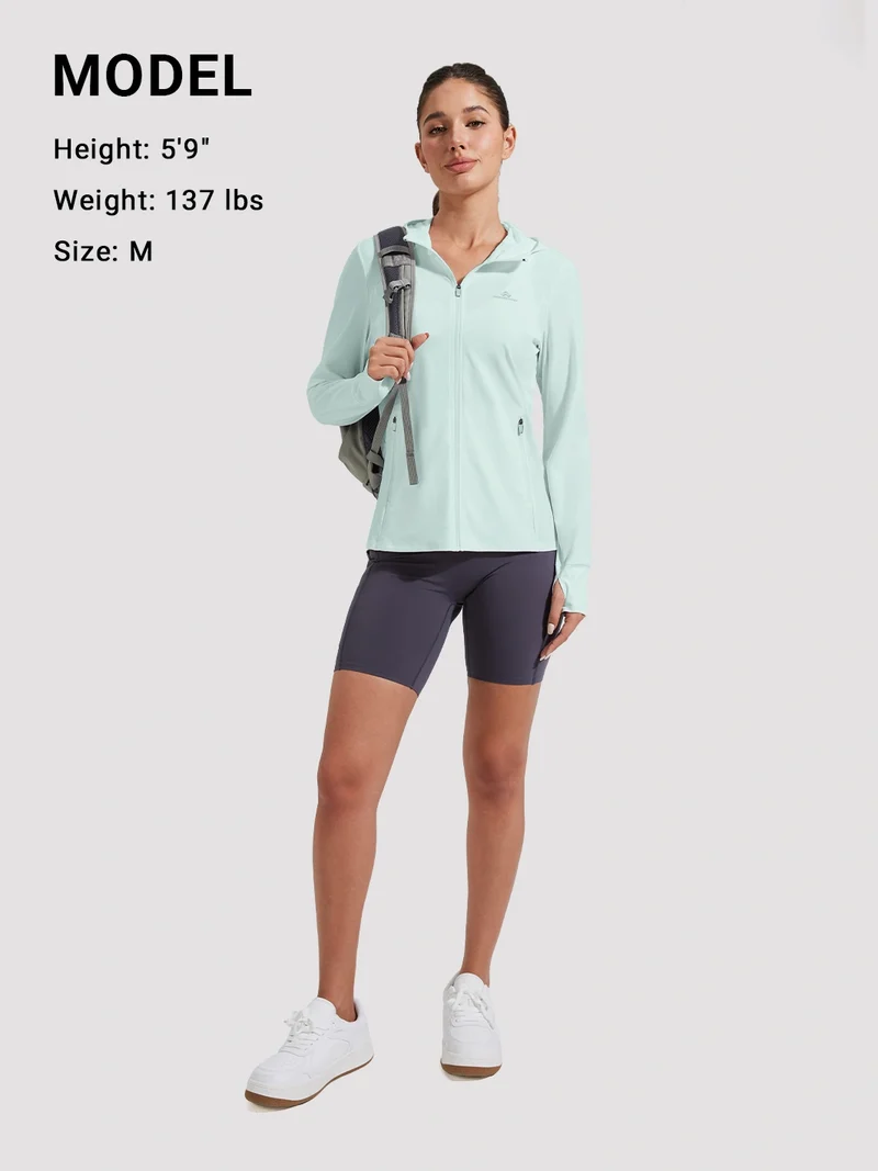 Women's UPF 50+ Full-Zip Sun Protection Jacket